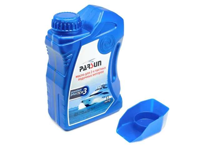Масло для двотактних двигунів Parsun TCW3 Premium Plus, 1л Фото 3